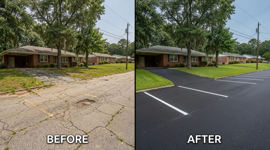 Result asphalt paving in Columbia - Columbia Asphalt Paving
