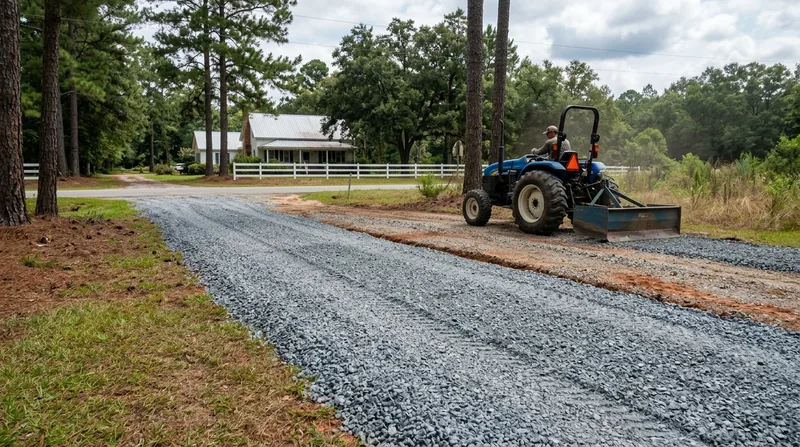 Gravel Driveway Installation & Grading Columbia